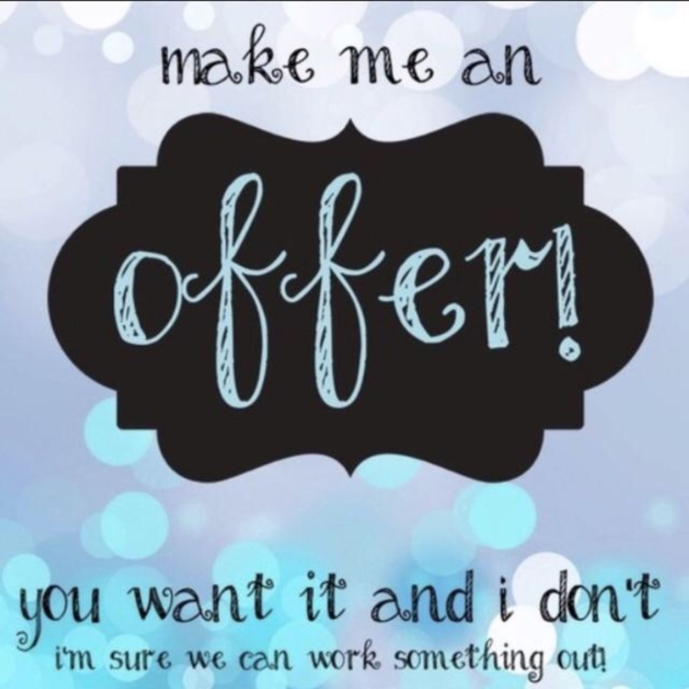 All reasonable offers accepted!!!